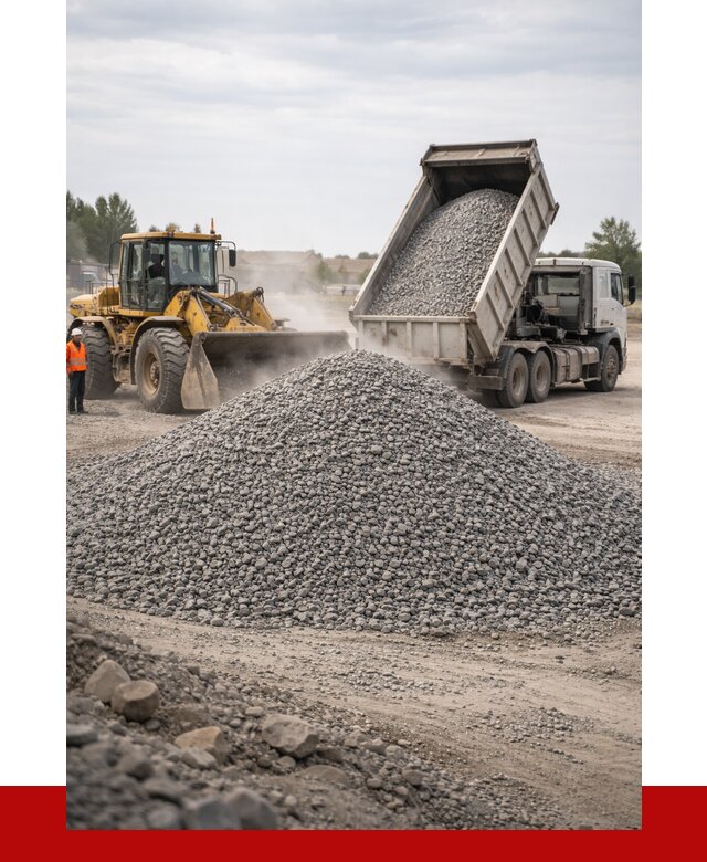 Купить щебень с доставкой в Осинниках от 2563 руб. | ПРОНЕРУДСнн