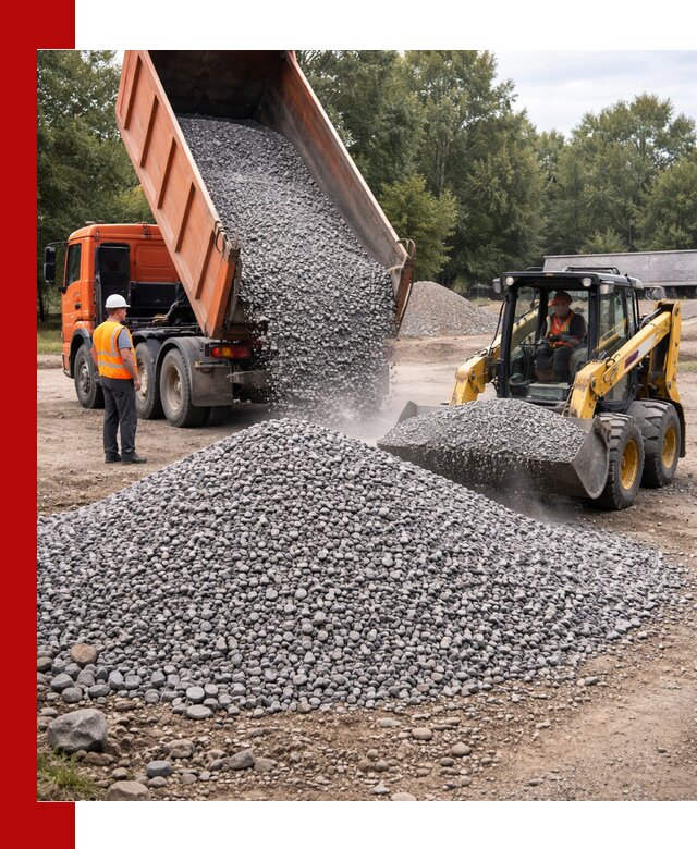 Купить гранитный щебень фракции 5–10 в Осинниках с доставкой