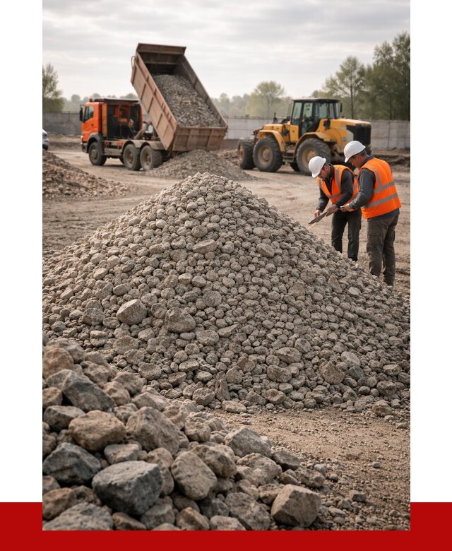 Гранитный щебень фракция 40-70 в Осинниках от 2563 руб ПРОНЕРУДСнн