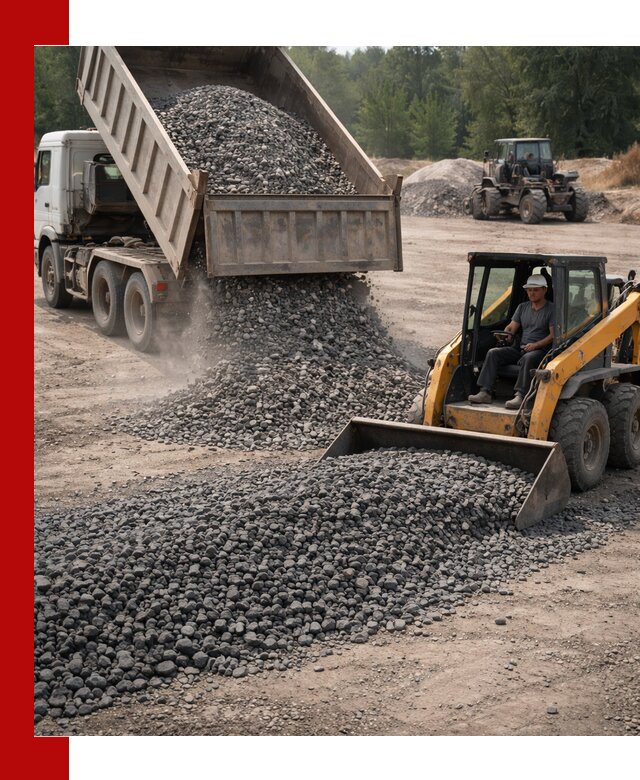 Гранитный щебень фракция 40-70 с доставкой в Осинниках