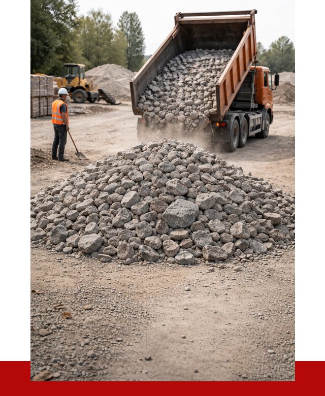 Гранитный щебень фракция 70-150 в Осинниках от 1691 | ПРОНЕРУДСнн