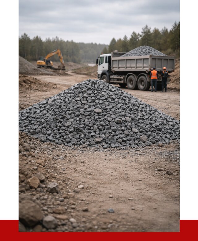 Щебень габбро диабаз фракция 40-70 в Осинниках от 2255 р-ПРОНЕРУДСнн