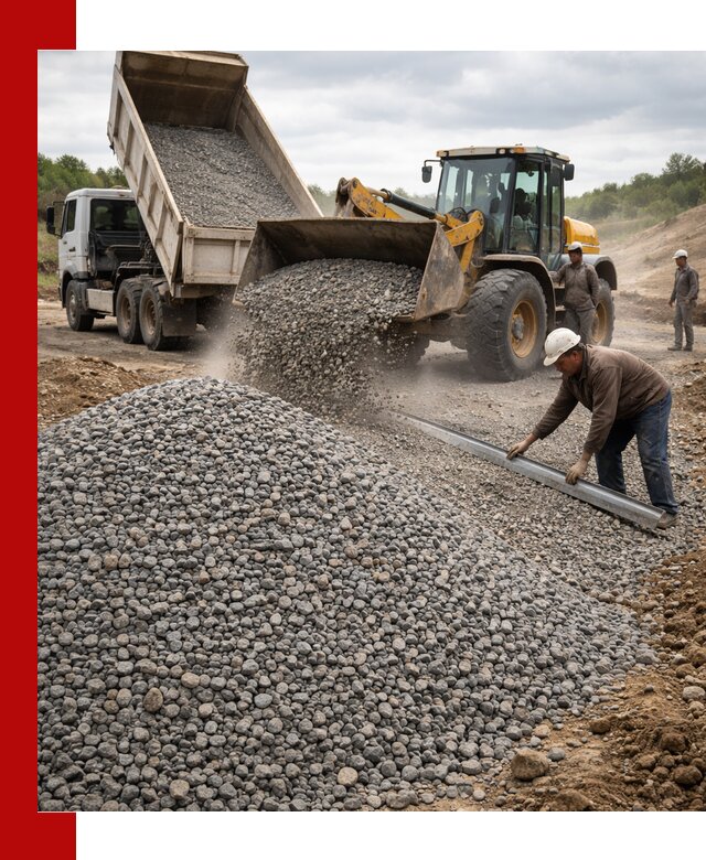 Гравийный щебень фракция 5-20 с доставкой в Осинниках