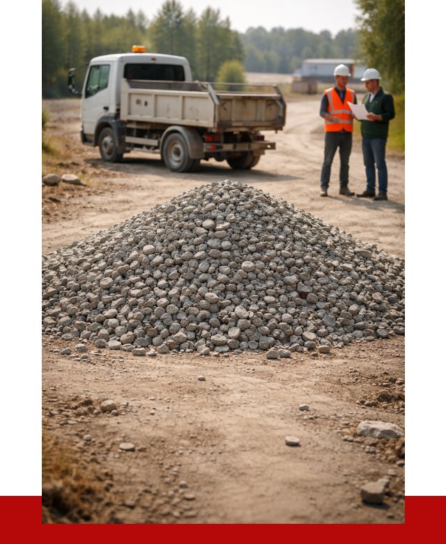 Гравийный щебень фракция 20-40 в Осинниках от 1230 р. | ПРОНЕРУДСнн