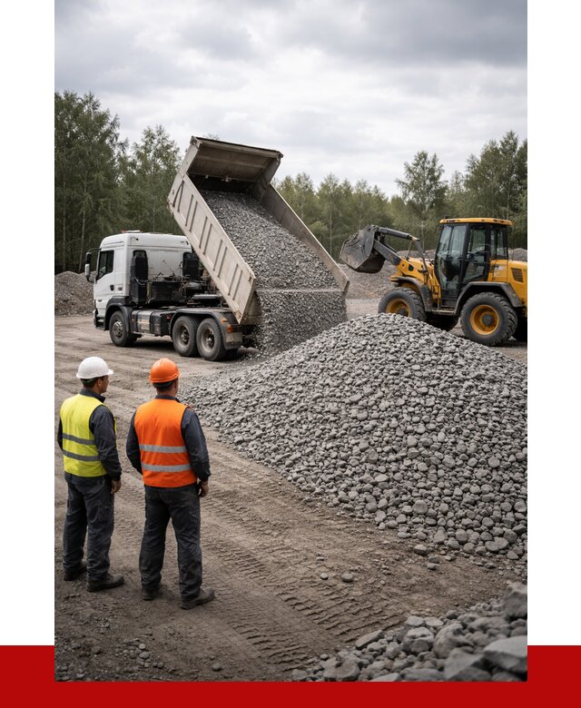 Гравийный щебень фракция 40-70 в Осинниках от 9738р | ПРОНЕРУДСнн