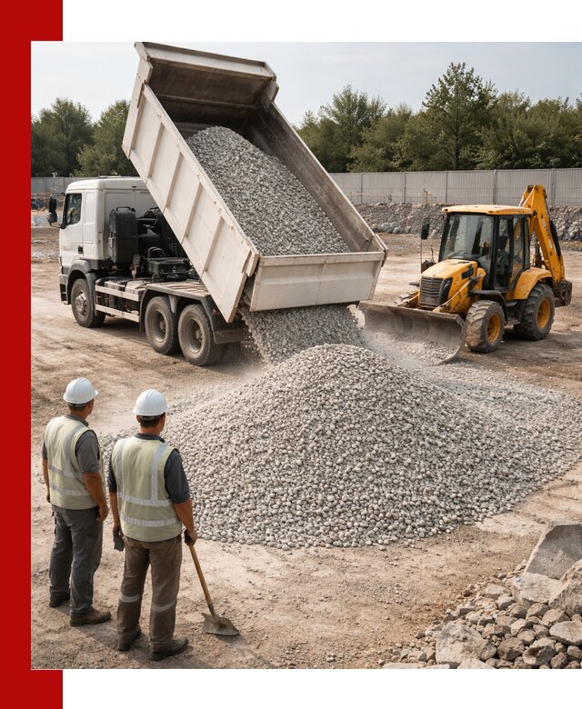 Купить известняковый щебень фракции 5–10 мм с доставкой в Осинниках