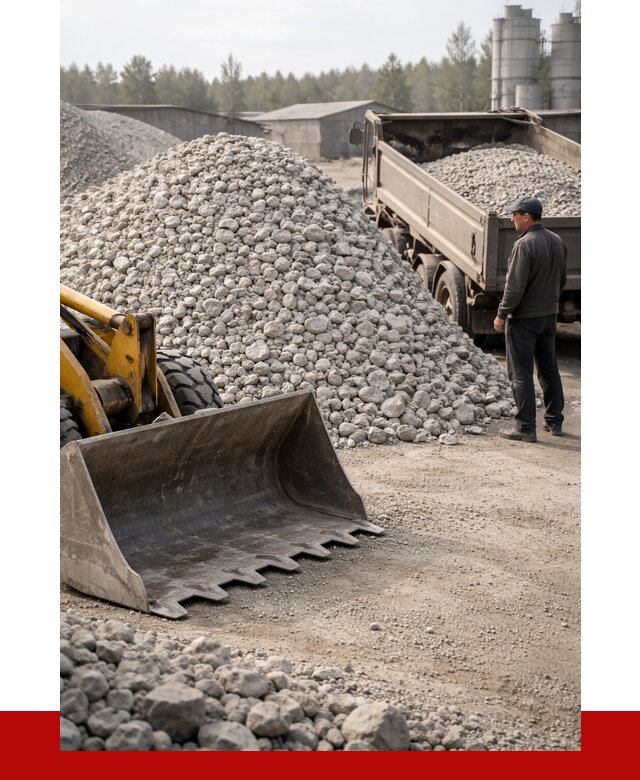 Известняковый щебень фракция 40-70 в Осинниках от 4305 р. | ПРОНЕРУДСнн