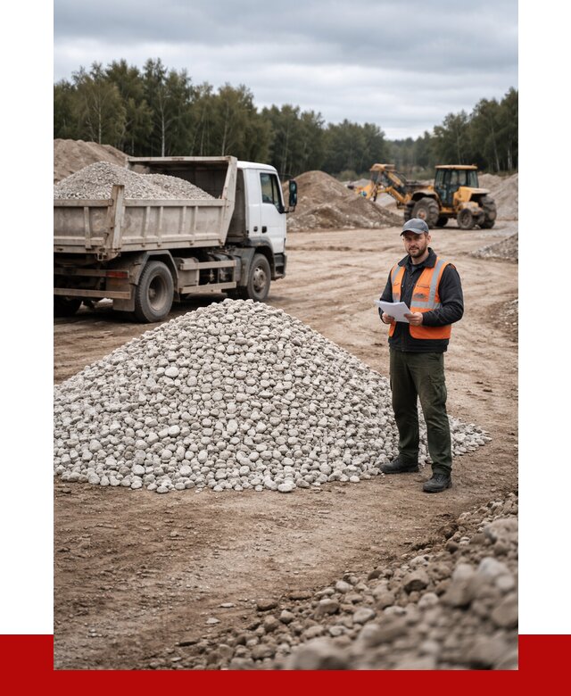 Доломитовый щебень в Осинниках купить от 2255 р., ПРОНЕРУДСнн