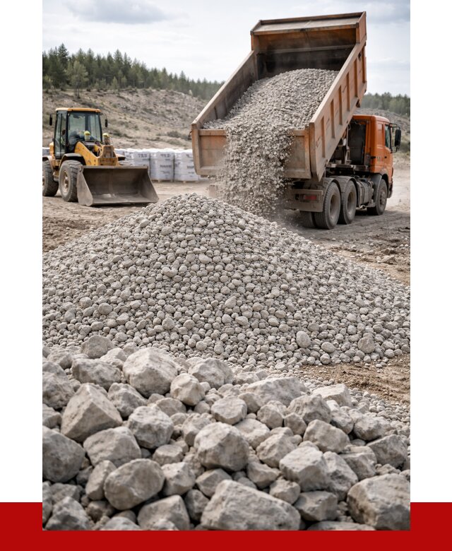 Доломитовый щебень фр. 20-40 в Осинниках от 4305 р. | ПРОНЕРУДСнн
