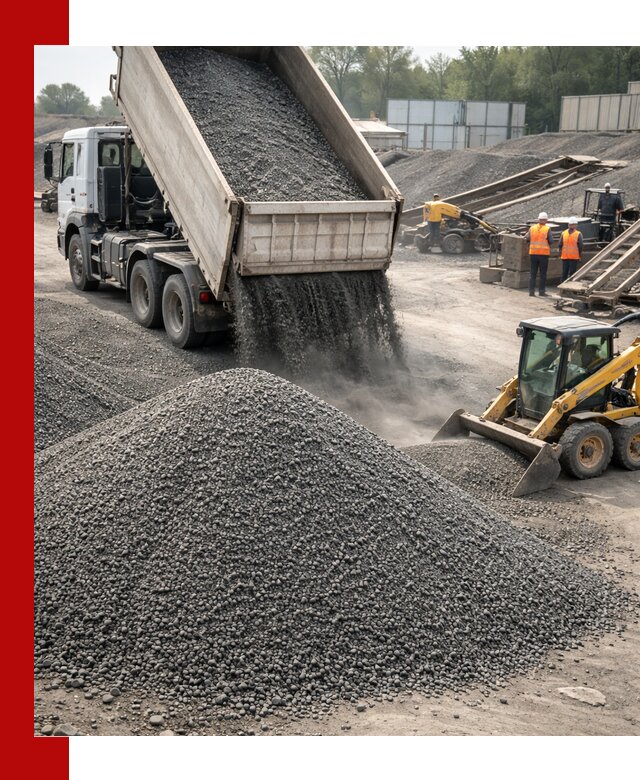Вторичный щебень фракция 0–5 с доставкой в Осинниках