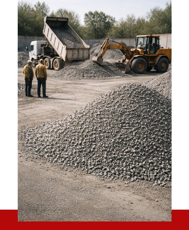 Вторичный щебень фр. 5-20 в Осинниках от 1640 р. - ПРОНЕРУДСнн