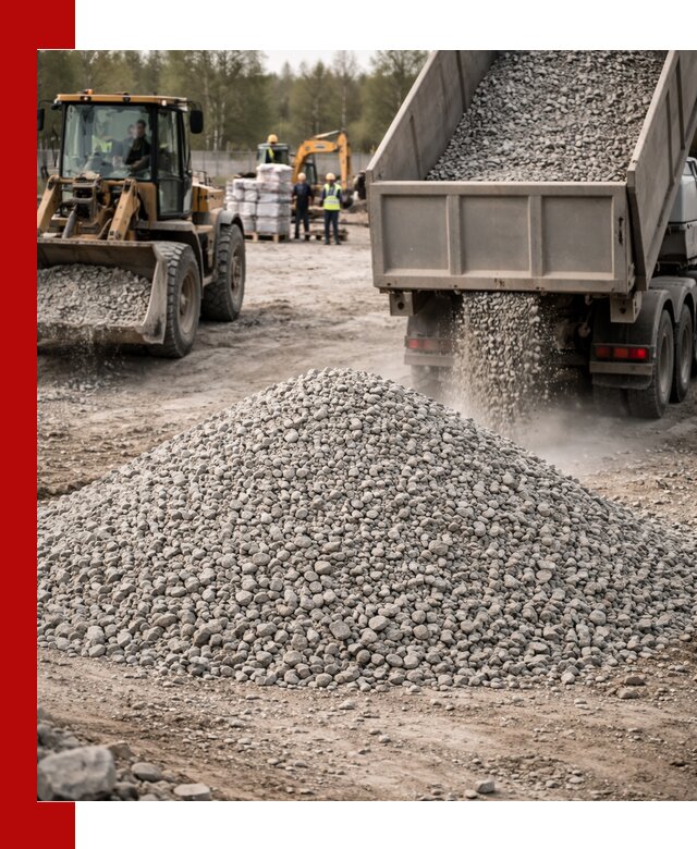 Вторичный щебень фракции 5-20 в Осинниках — доставка и продажа крупнотоннажно