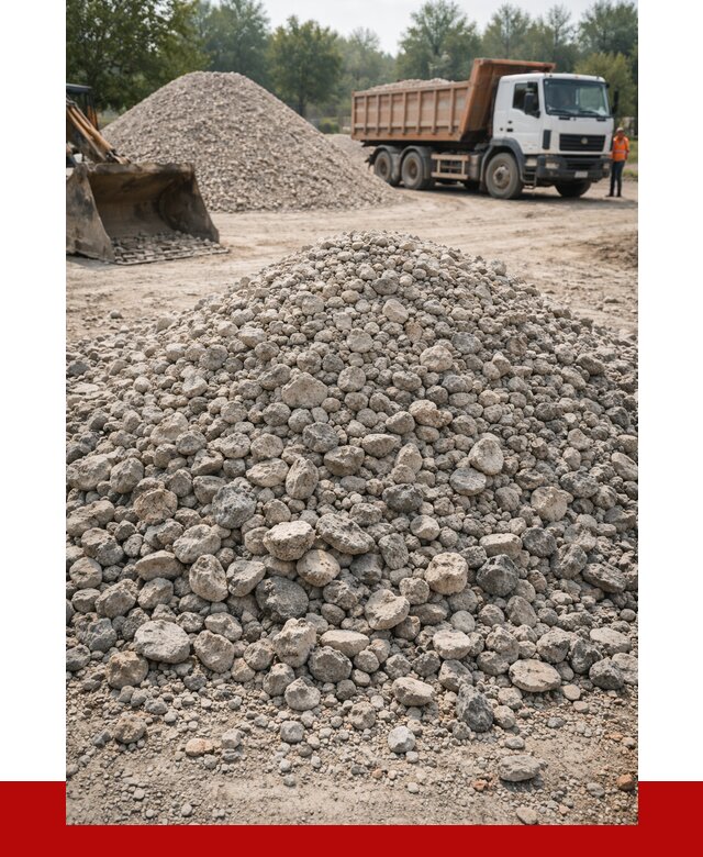 Вторичный щебень фракция 20-40 в Осинниках от 2255 р ПРОНЕРУДСнн