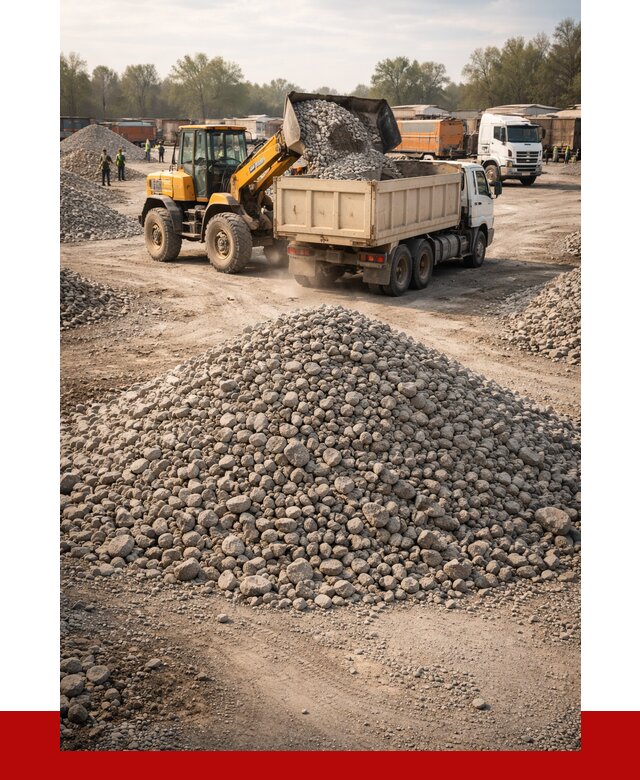 Вторичный щебень фракция 40-70 в Осинниках от 1784 р, ПРОНЕРУДСнн