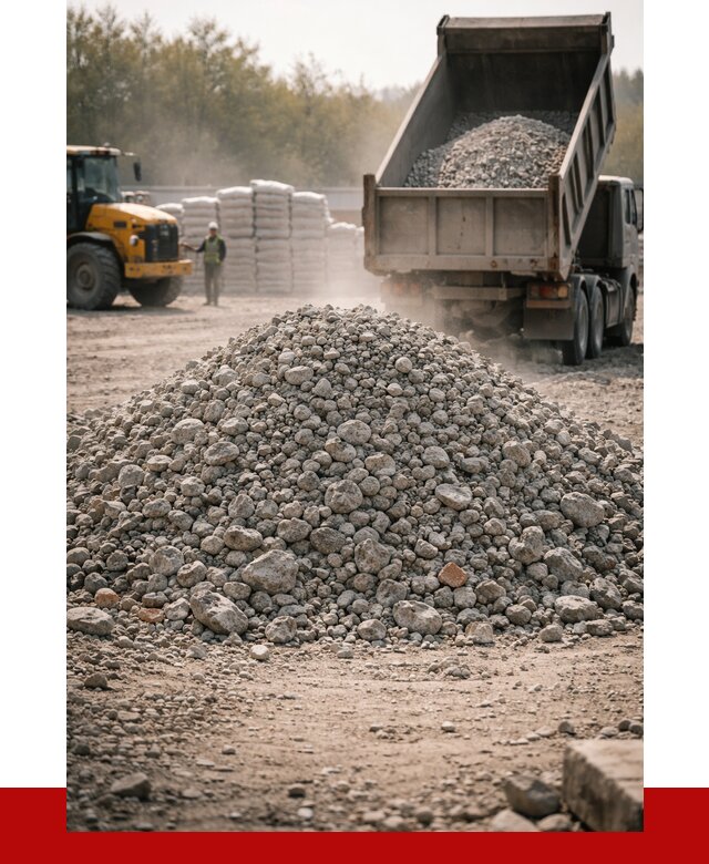 Вторичный щебень фракция 70-150 в Осинниках от 1435 р. | ПРОНЕРУДСнн