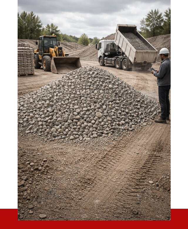 Купить бетонный щебень в Осинниках, от 3280 р. ПРОНЕРУДСнн