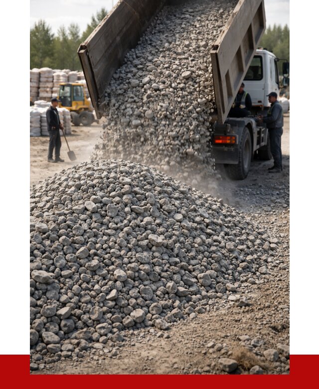 Бетонный щебень фракция 40-70 в Осинниках от 1845 р. ПРОНЕРУДСнн