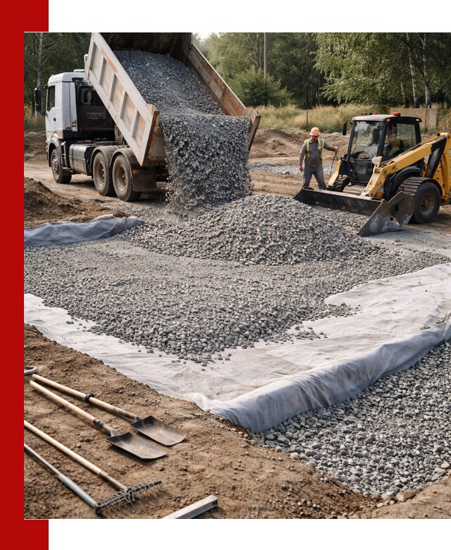 Щебень для фундамента с доставкой в Осинниках