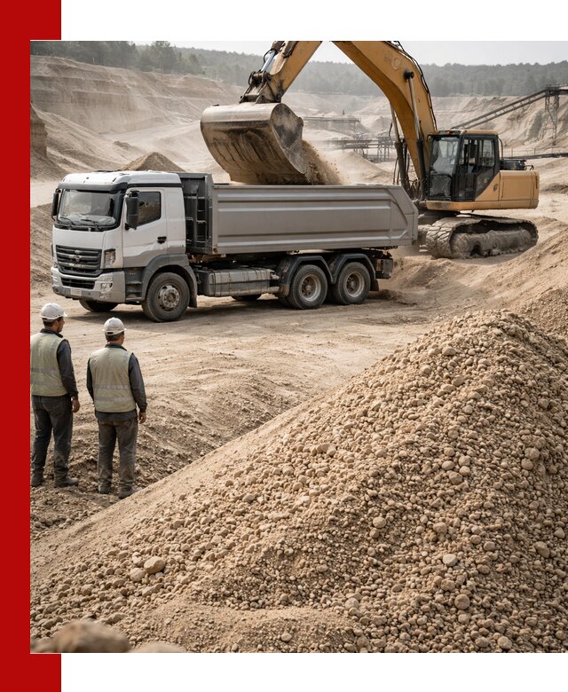 Карьерный крупнозернистый песок с доставкой в Осинниках