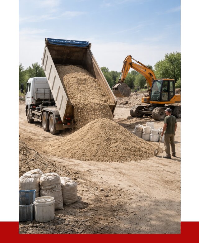 Купить речной песок в Осинниках от 1230 р. за куб | ПРОНЕРУДСнн