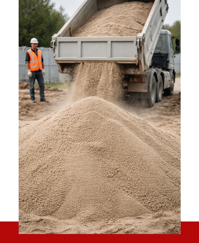 Купить сеяный песок с доставкой в Осинниках от 2255 р ПРОНЕРУДСнн
