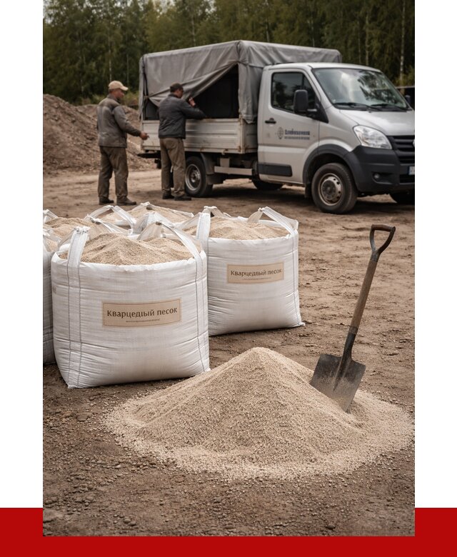 Кварцевый песок для пескоструя в Осинниках от 4613 р. | ПРОНЕРУДСнн