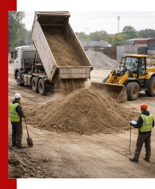 Доставка и продажа пескогрунта оптом и в розницу в Осинниках