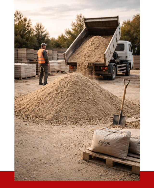 Купить сухой песок в Осинниках с доставкой от 2460 р. | ПРОНЕРУДСнн