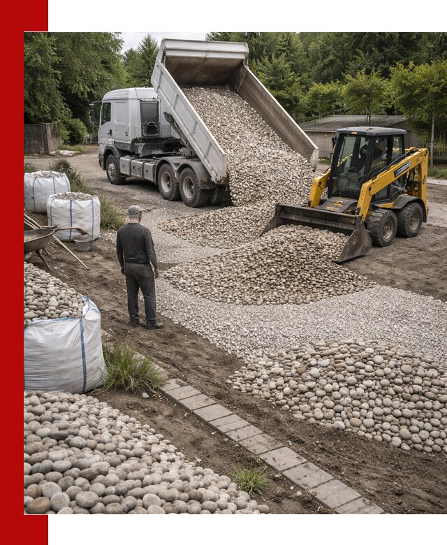 Доставка морской гальки оптом и в розницу в Осинниках