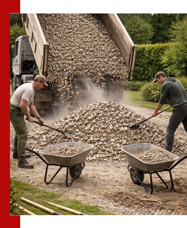 Доставка и продажа декоративной гальки в Осинниках