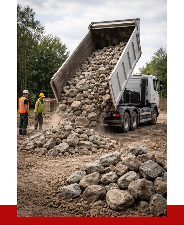 Купить булыжник в Осинниках с доставкой от 4613 р. за куб | ПРОНЕРУДСнн