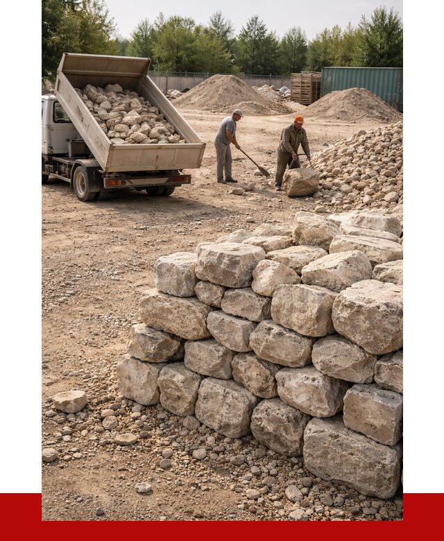 Бутовый камень известняковый в Осинниках от 4305 р. | ПРОНЕРУДСнн