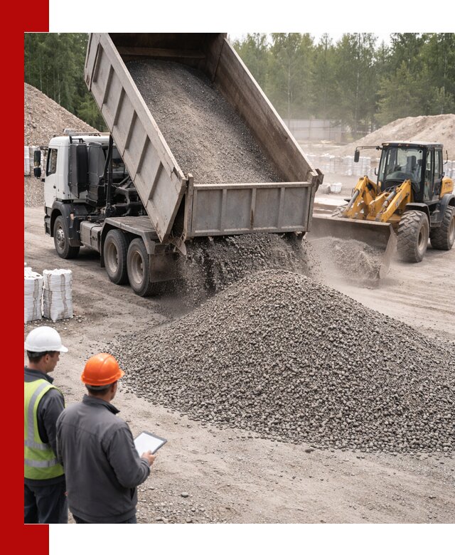 Доставка и продажа гранитного отсева 0-10 в Осинниках