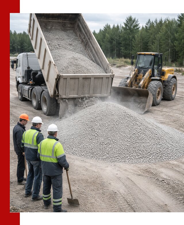 Известняковый отсев 0-5 доставка в Осинниках быстро и выгодно