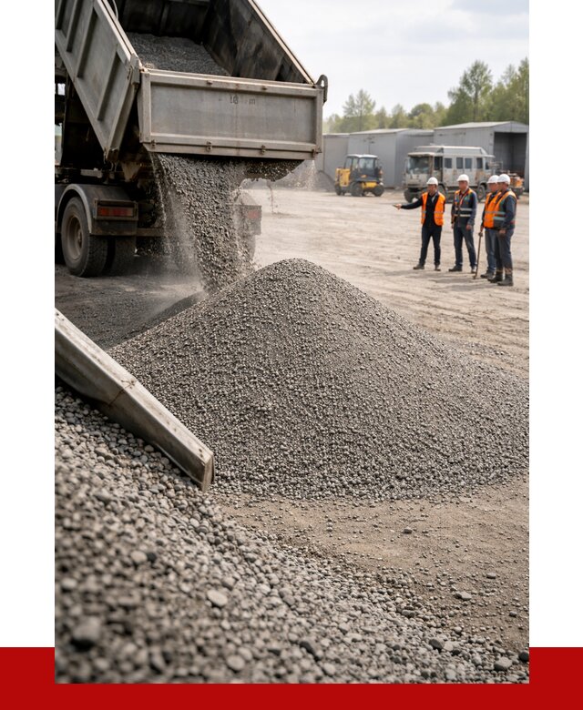 Гравийный отсев 0-5 в Осинниках от 1230 р. с доставкой | ПРОНЕРУДСнн