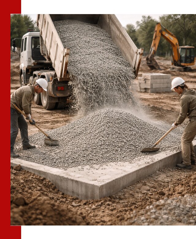 Доставка и продажа отсева для бетона в Осинниках