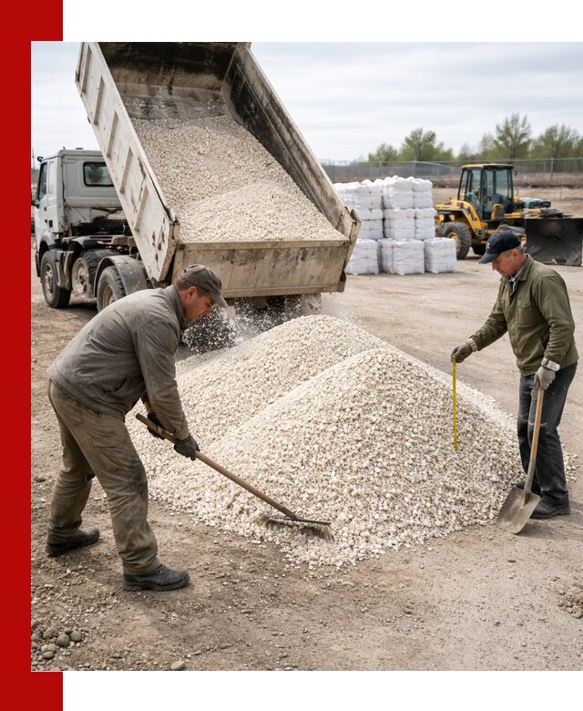 Мраморная крошка с доставкой и разгрузкой в Осинниках