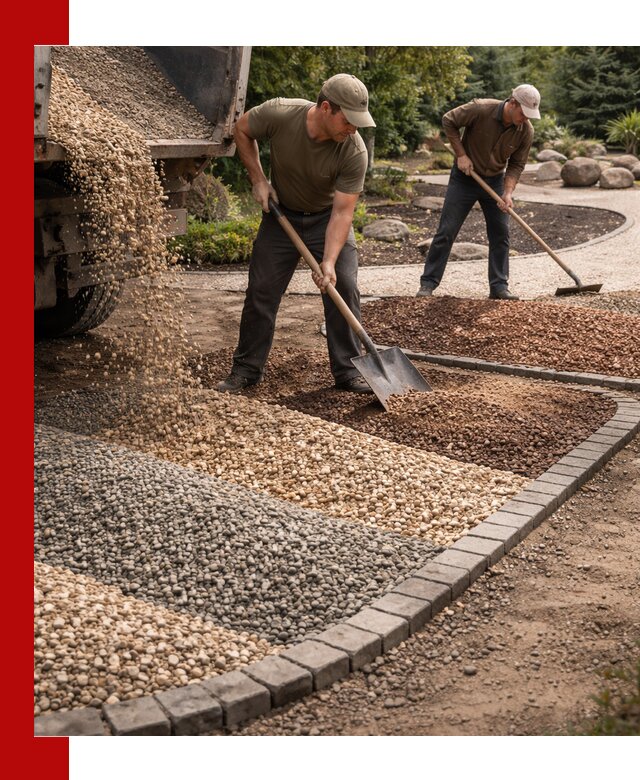 Декоративная крошка для ландшафта в Осинниках — продажа и доставка