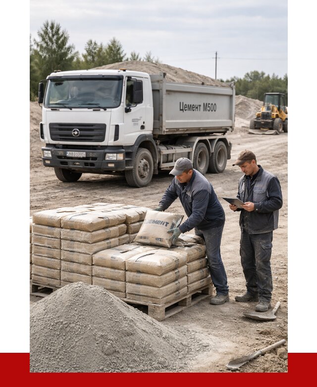 Купить цемент м500 с доставкой в Осинниках от 5331 р. | ПРОНЕРУДСнн