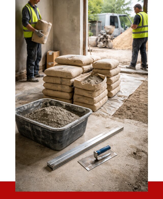 Купить сухую смесь для стяжки в Осинниках от 4613 р. | ПРОНЕРУДСнн