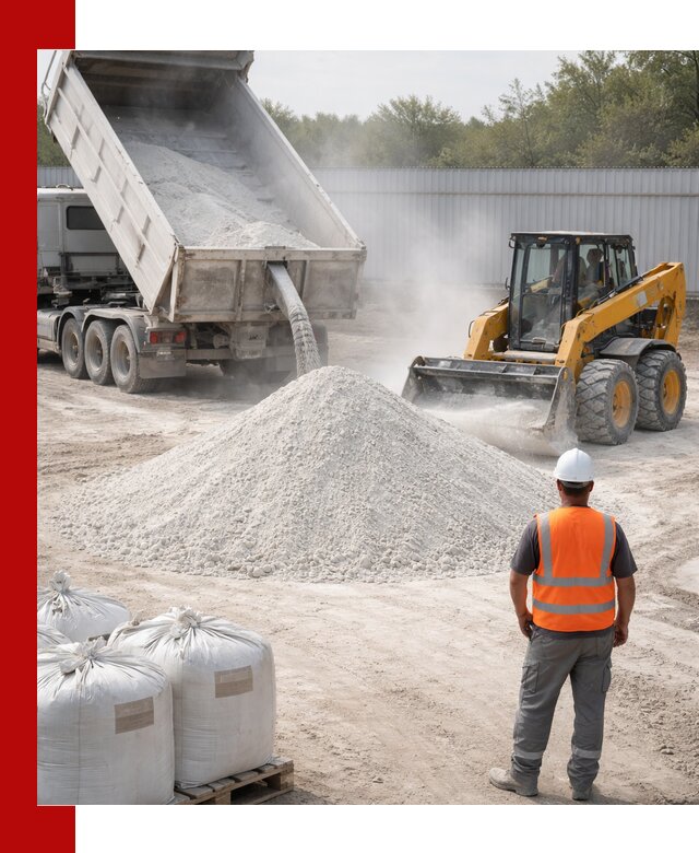 Доставка и продажа известняковой муки в Осинниках