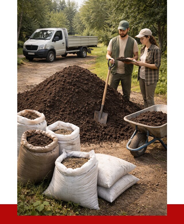 Купить грунт с доставкой в Осинниках от 4613 р. за м3 | ПРОНЕРУДСнн