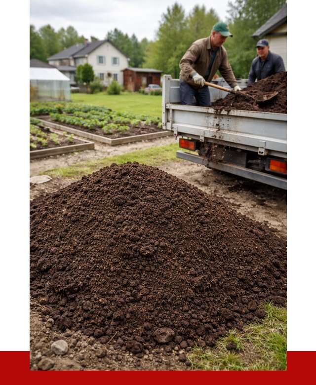 Плодородный грунт в Осинниках с доставкой от 4305 р. | ПРОНЕРУДСнн