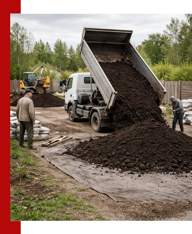 Доставка качественного почвогрунта в Осинниках оптом и в розницу