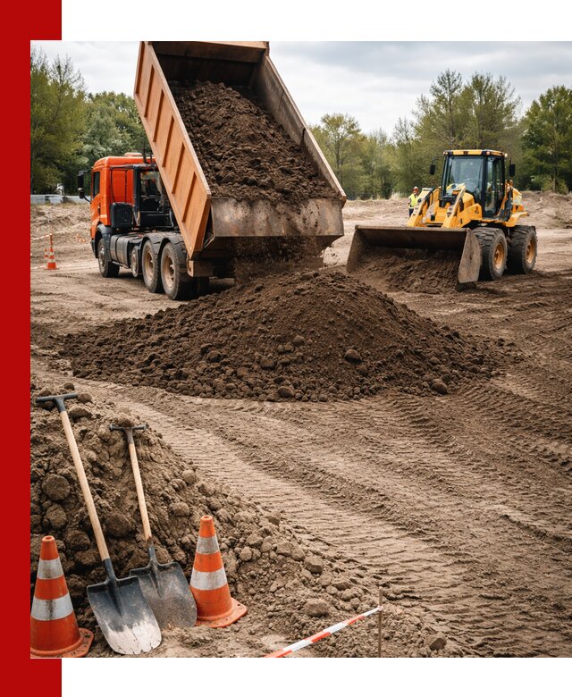 Поставка и доставка планировочного грунта в Осинниках