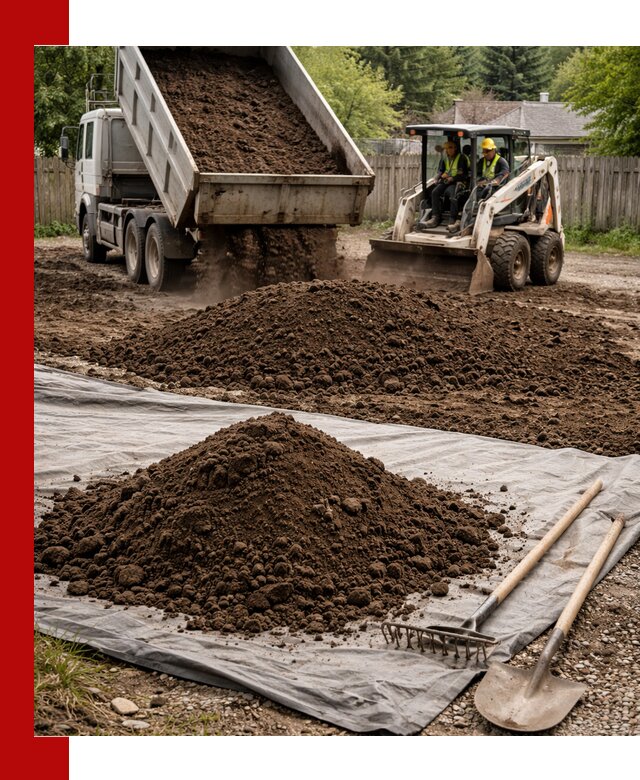 Грунт для отсыпки участка с доставкой в Осинниках