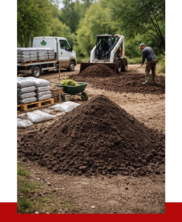 Грунт для озеленения с доставкой в Осинниках от 1845 р. | ПРОНЕРУДСнн