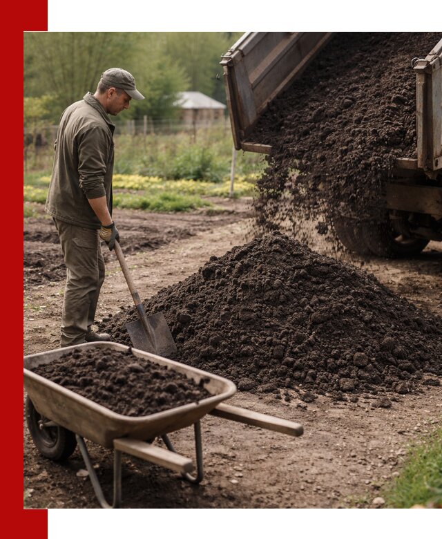 Доставка качественной земли для огорода в Осинниках