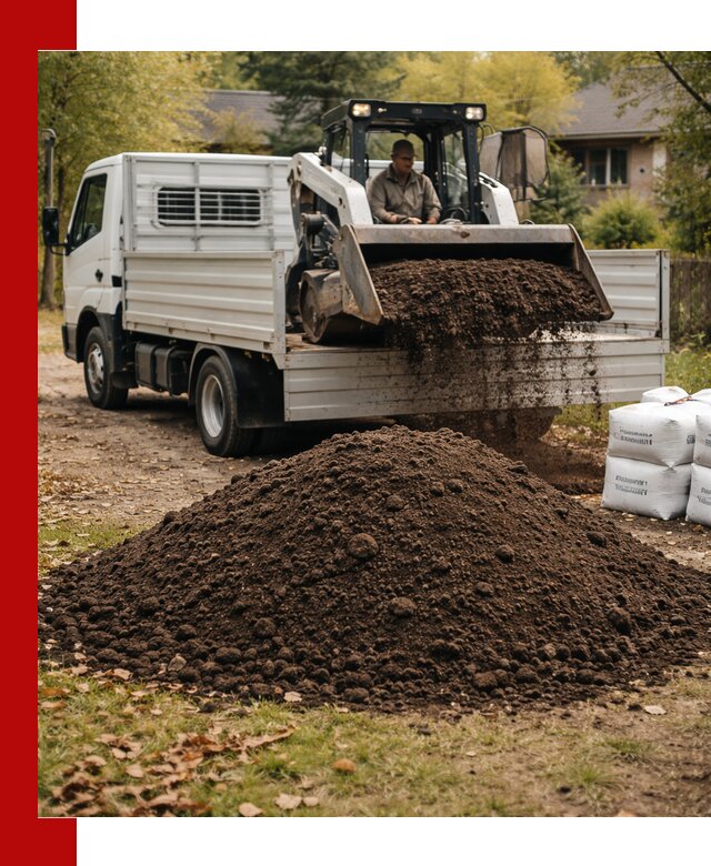 Доставка садовой земли в больших объёмах в Осинниках