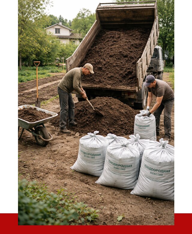 Плодородная смесь в Осинниках от 4305 р./куб с доставкой | ПРОНЕРУДСнн